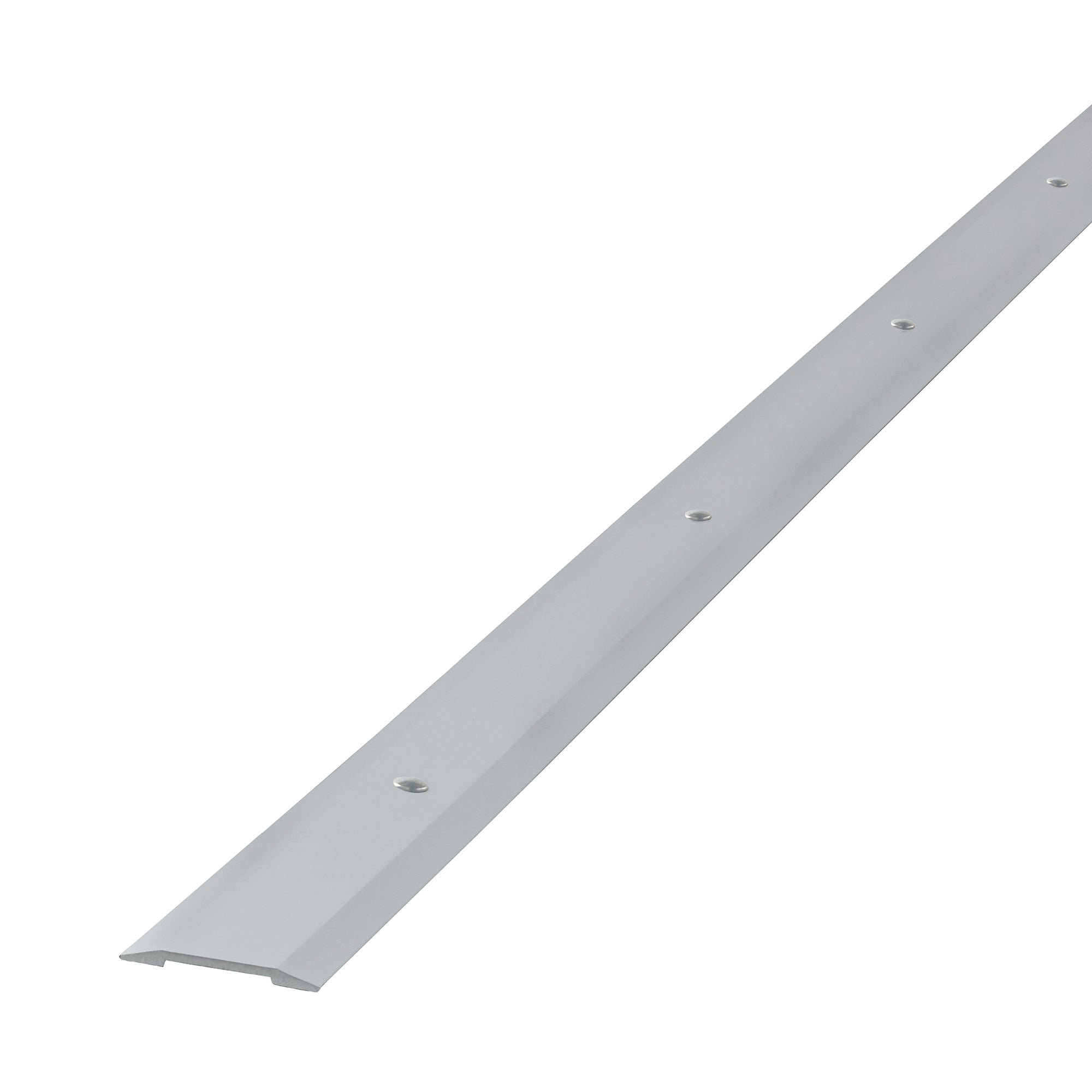 66225 Seam Binder, 72 in L, 1-1/4 in W, Smooth Surface, Aluminum, Polished
