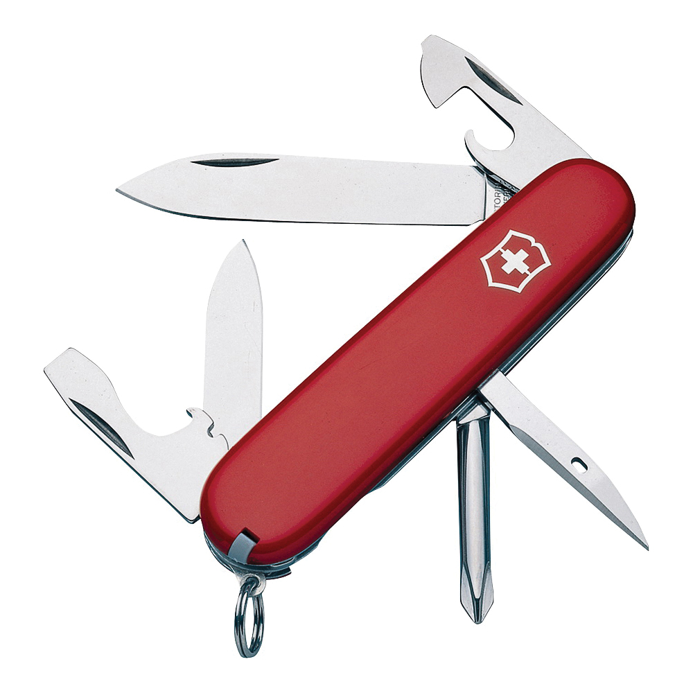 1.4603-X18 Pocket Knife, 12-Function, Stainless Steel, Red