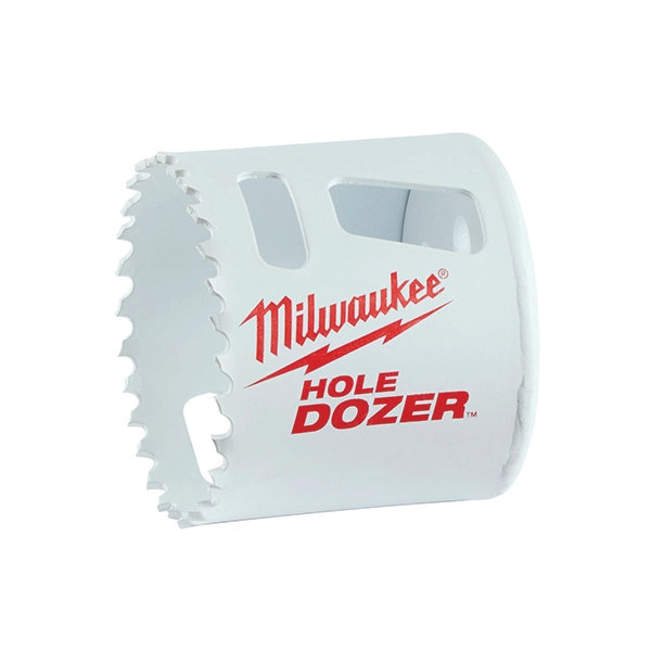 Hole Dozer 49-56-0193 Hole Saw, 3-1/2 in Dia, 2.63 in D Cutting, 5/8-18 Arbor, 3.5 TPI, HSS Cutting Edge