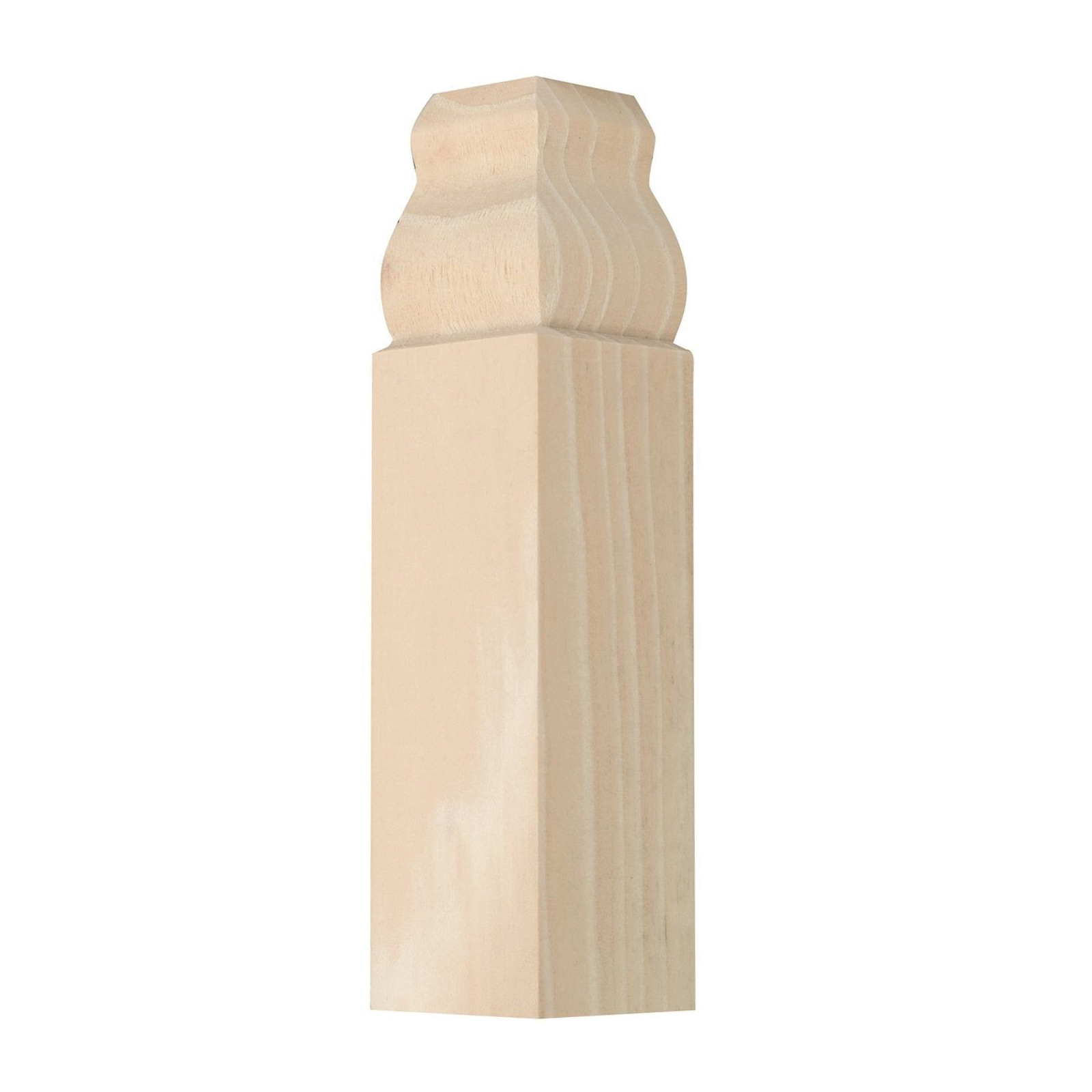IBTB32 Trim Block, 4-1/2 in L, 1-1/8 in W, 1-1/8 in Thick, Wood