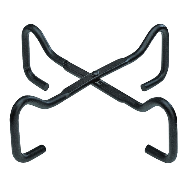 Lodge A5-3 Camp Dutch Oven Lid Stand, 9 in L, 2-3/4 in H, Steel, Black