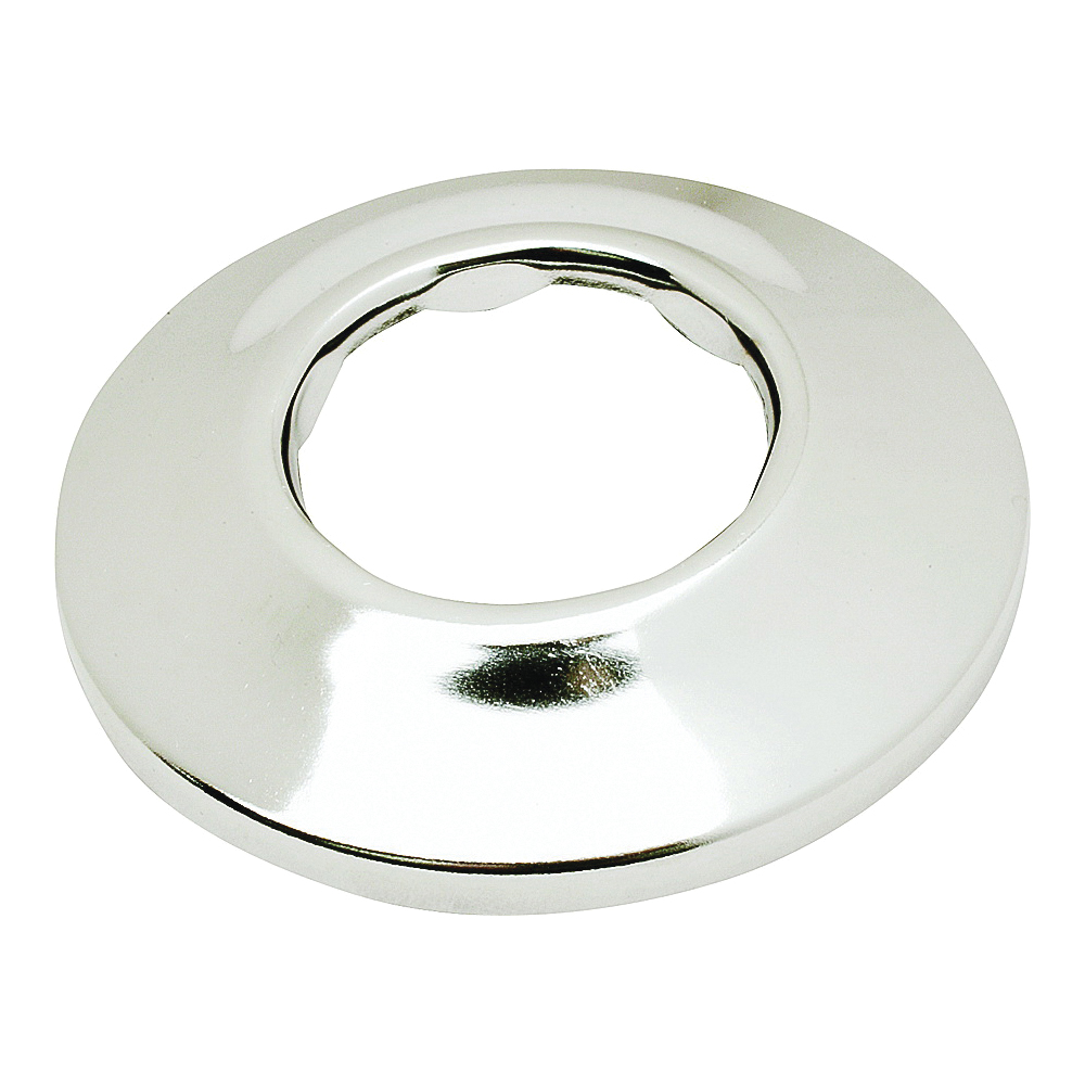 PP96PC Bath Flange, 5 in OD, For: 1-1/2 in Pipes, Chrome