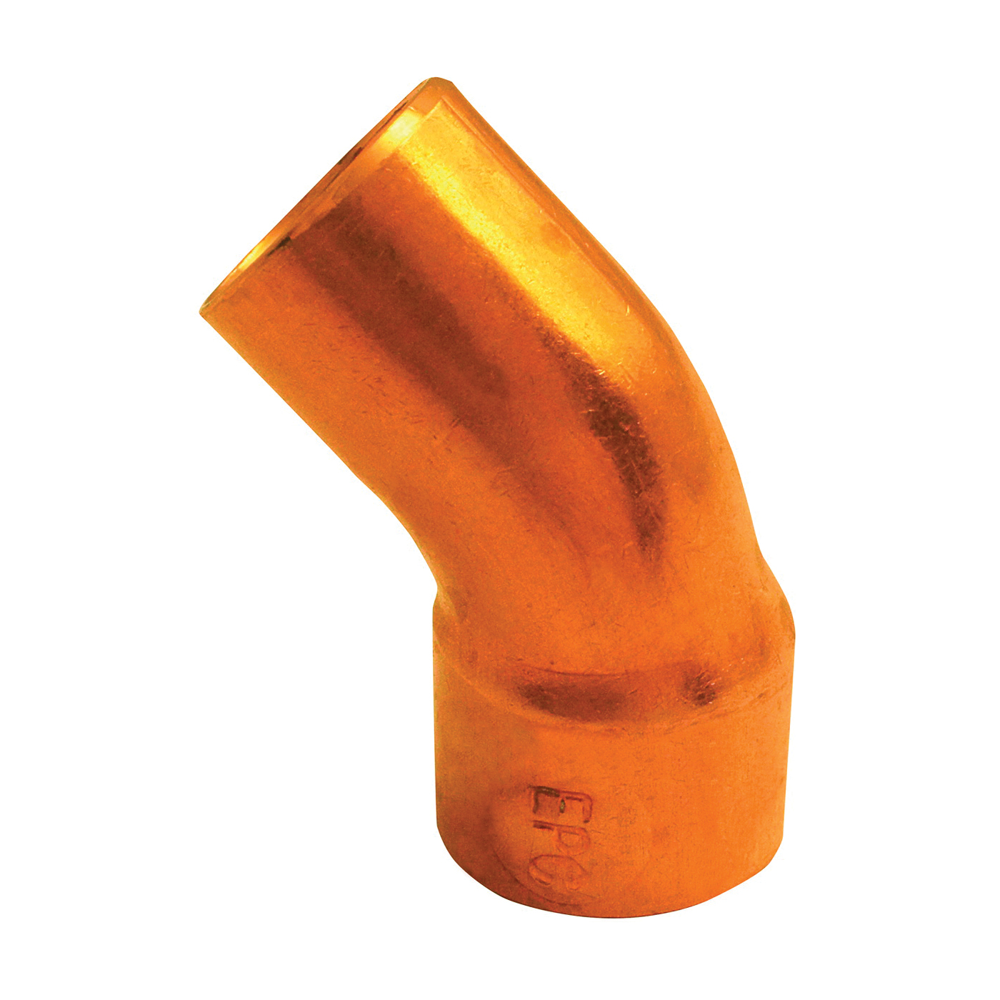 31216 Street Pipe Elbow, 1-1/2 in, Sweat x FTG, 45 deg Angle, Copper