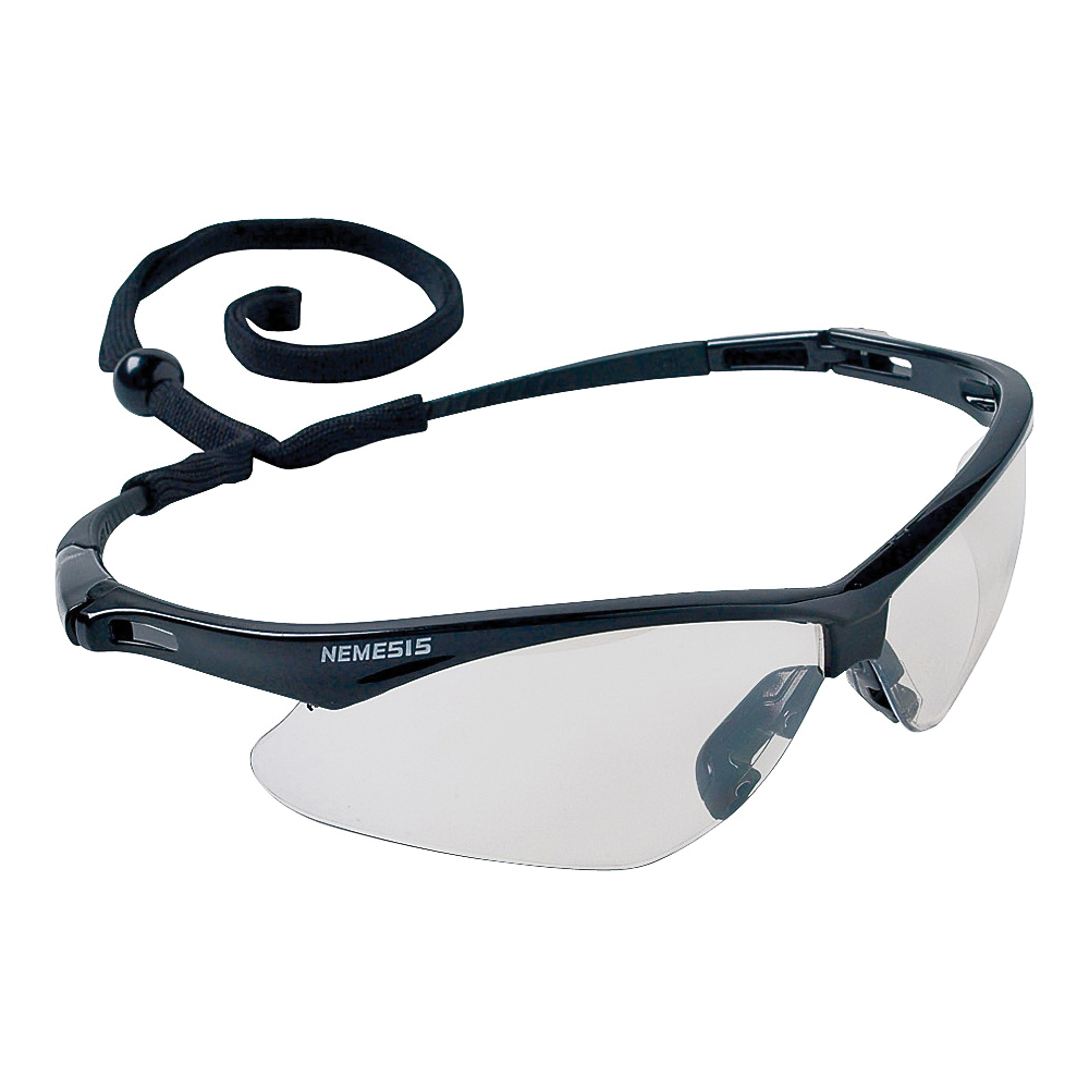 V30 Nemesis Series 25685 Safety Glasses, Unisex, Universal Lens, Scratch-Resistant Lens, Nylon Frame