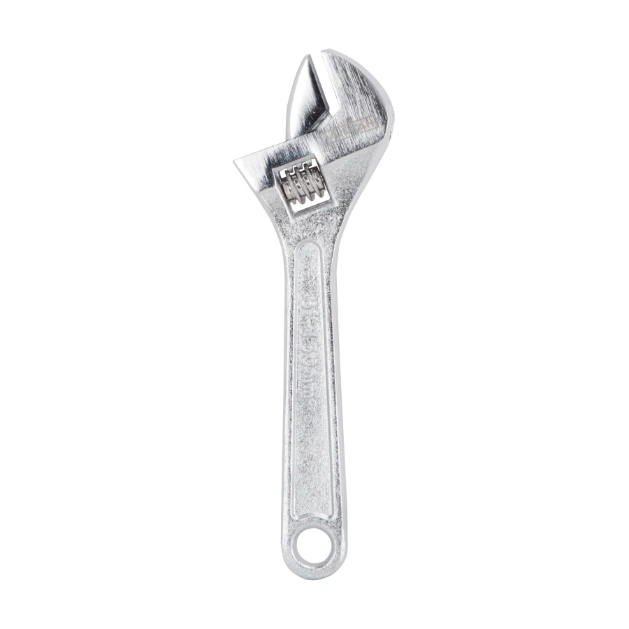 WC917-05 Adjustable Wrench, 6 in OAL, Steel, Chrome
