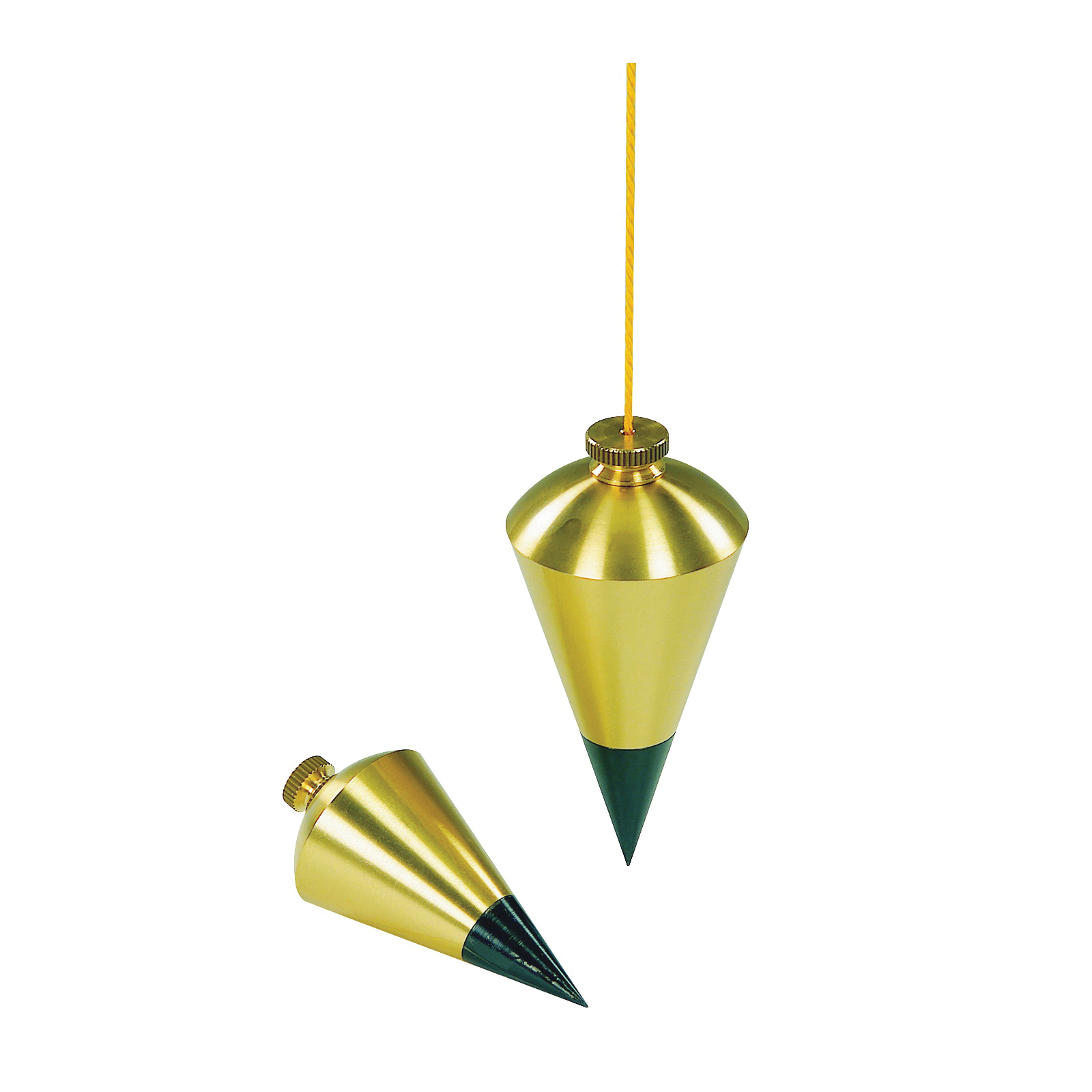 47-973 Plumb Bob, 8 oz, Brass, Lacquer