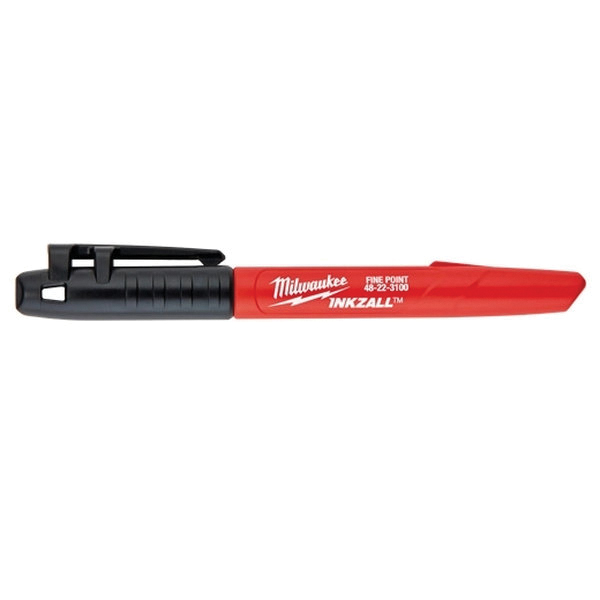 INKZALL Series 48-22-3100 Jobsite Marker, 1 mm Tip, Black