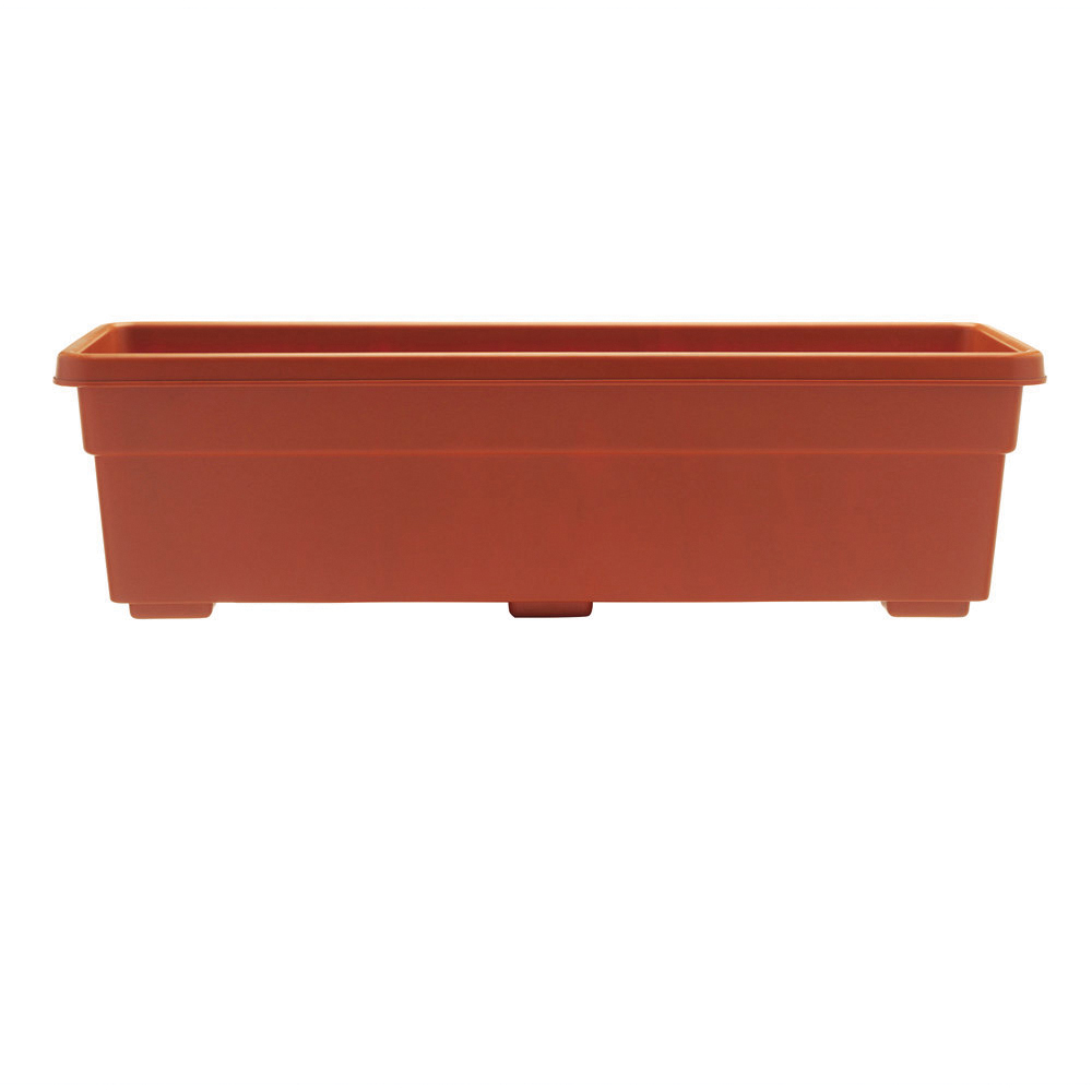 PW2412TC Promotional Window Box Planter, 16 in H, 24 in W, 8-1/16 in D, Rectangular, Window Box Design
