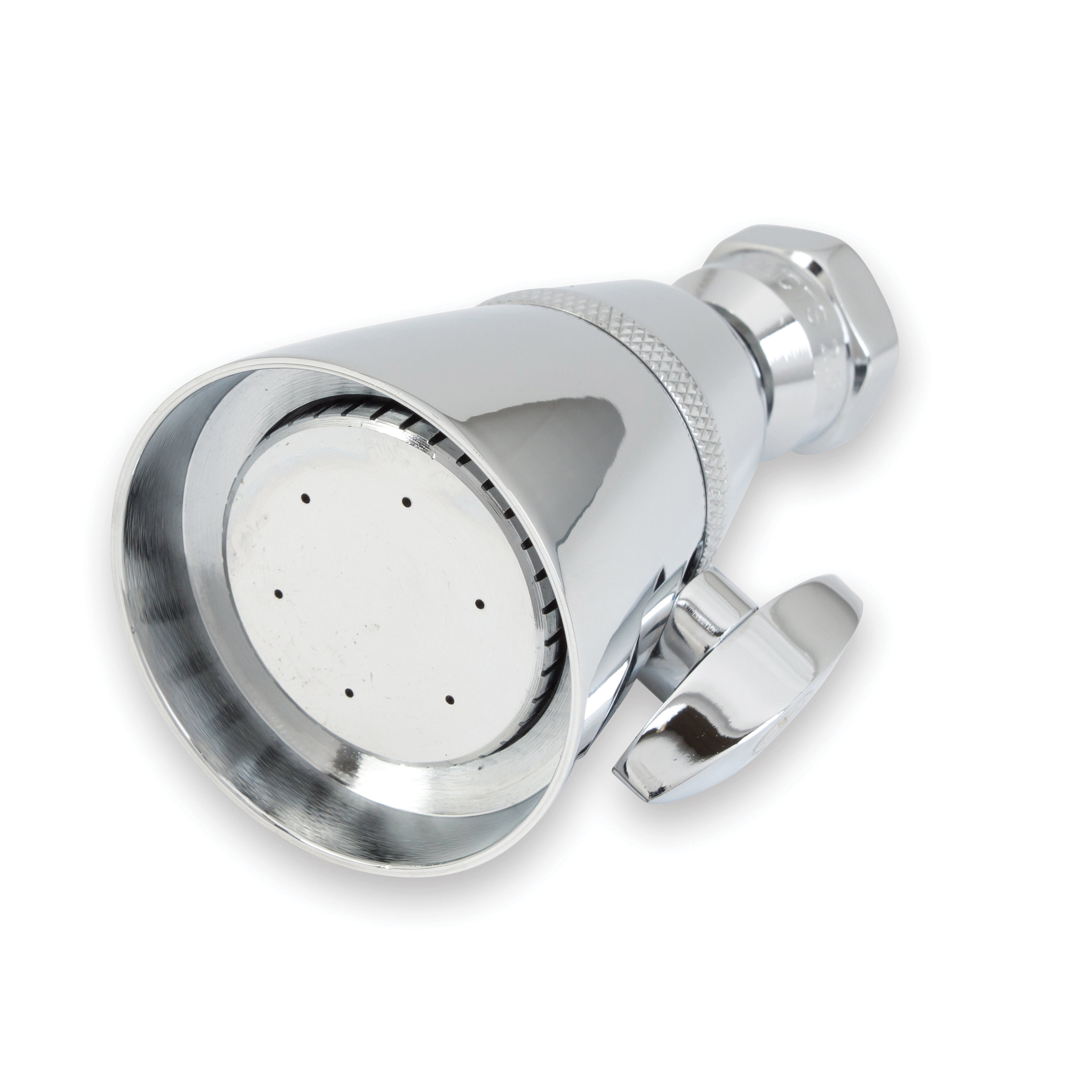 Adjust-A-Spray Elite Series FP4C Showerhead, 2.5 gpm, 1/2 in Connection, Female, Brass, Chrome-Plated, 3 in Dia