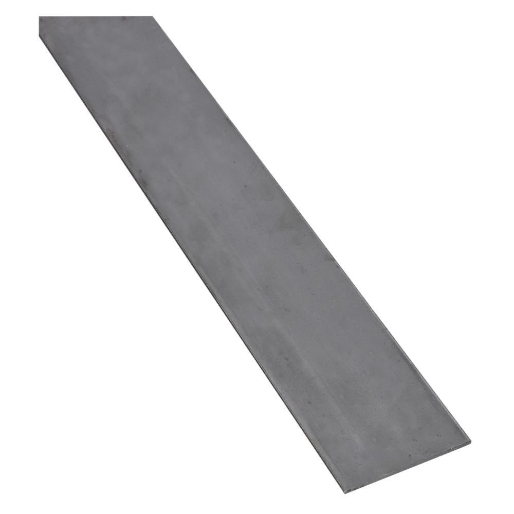 4062BC Series N266-106 Solid Flat, 3 in W, 48 in L, 1/8 in Thick, Steel, Plain