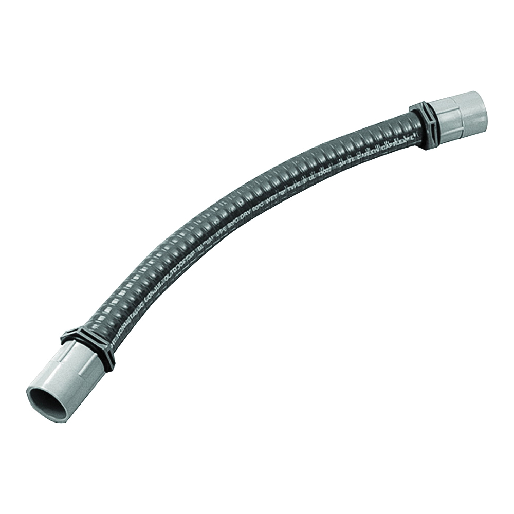 UAFAE Conduit Elbow, 0 to 90 deg Angle, Neoprene/PVC, Gray