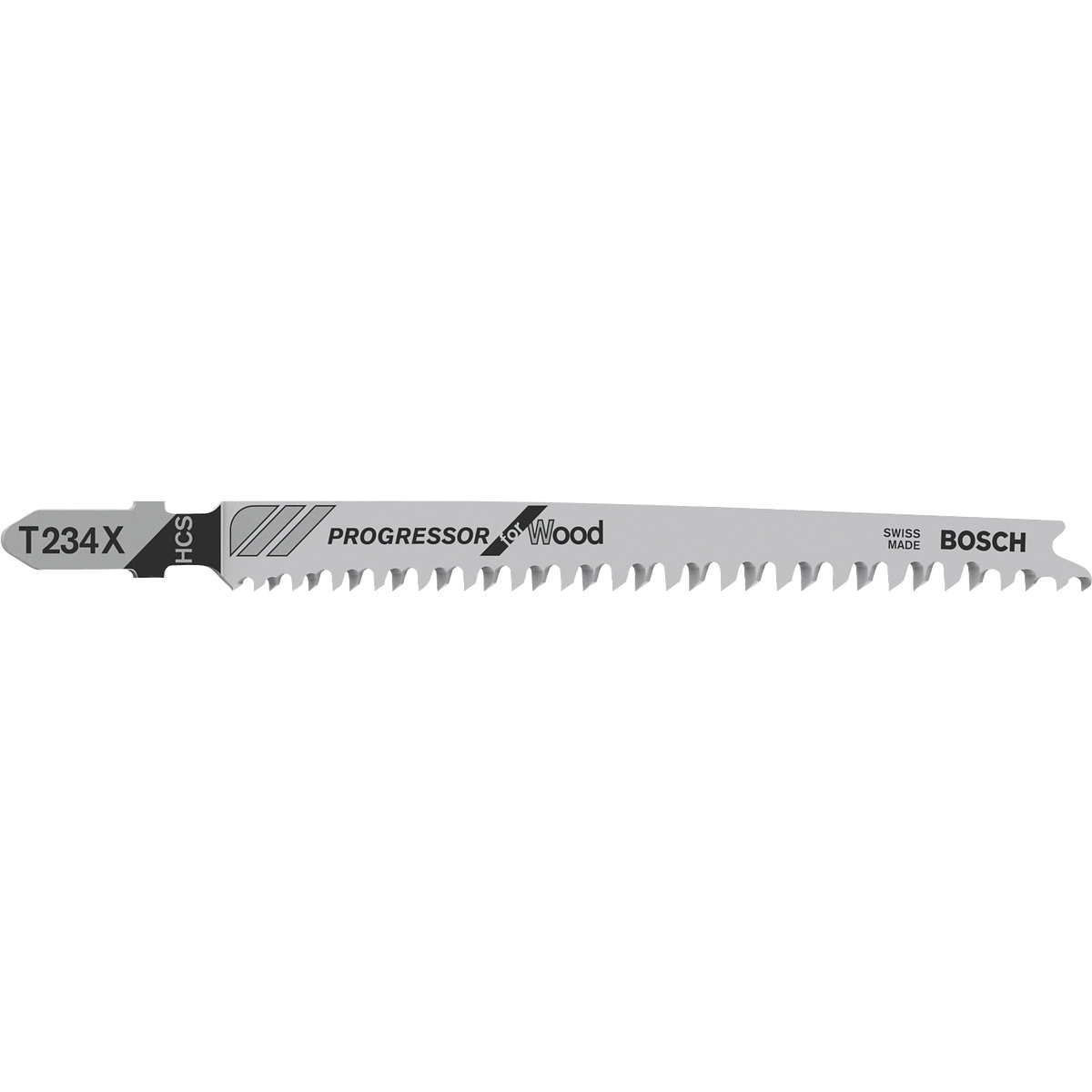 T234X Jig Saw Blade, 4-1/2 in L, 8-13 TPI, HCS Cutting Edge