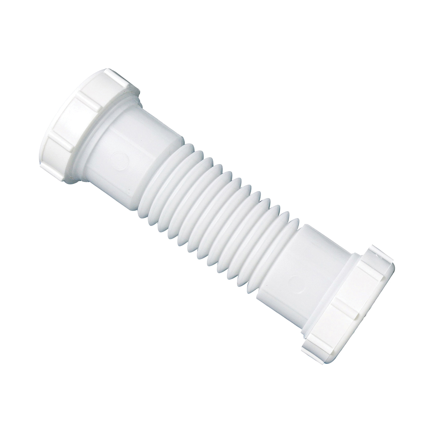 PP812-15 Sink Drain Coupling, 1-1/2, 1-1/4 in, Slip Joint, PVC, White, SCH 40 Schedule