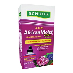 Schultz African Violet Plus SPF44900 Plant Food, 4 oz Bottle, Liquid, 8-14-9 N-P-K Ratio - 1