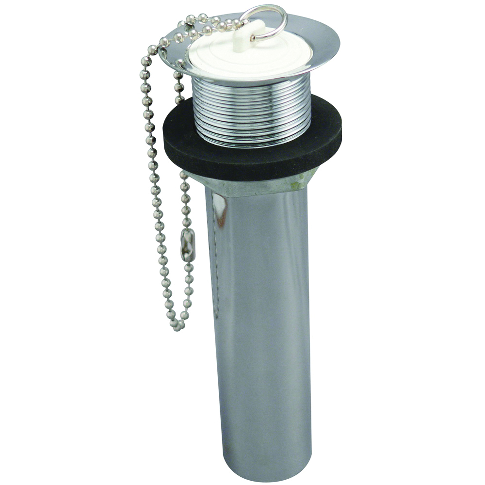 PP820-75 Lavatory Plug, Brass/Rubber, Chrome-Plated