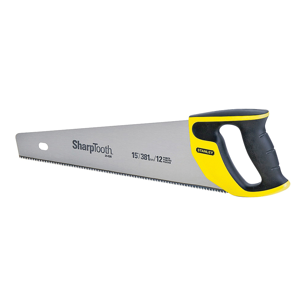 20-526 Handsaw, 15 in L Blade, 11 TPI, Ergonomic Handle, Plastic/Rubber Handle