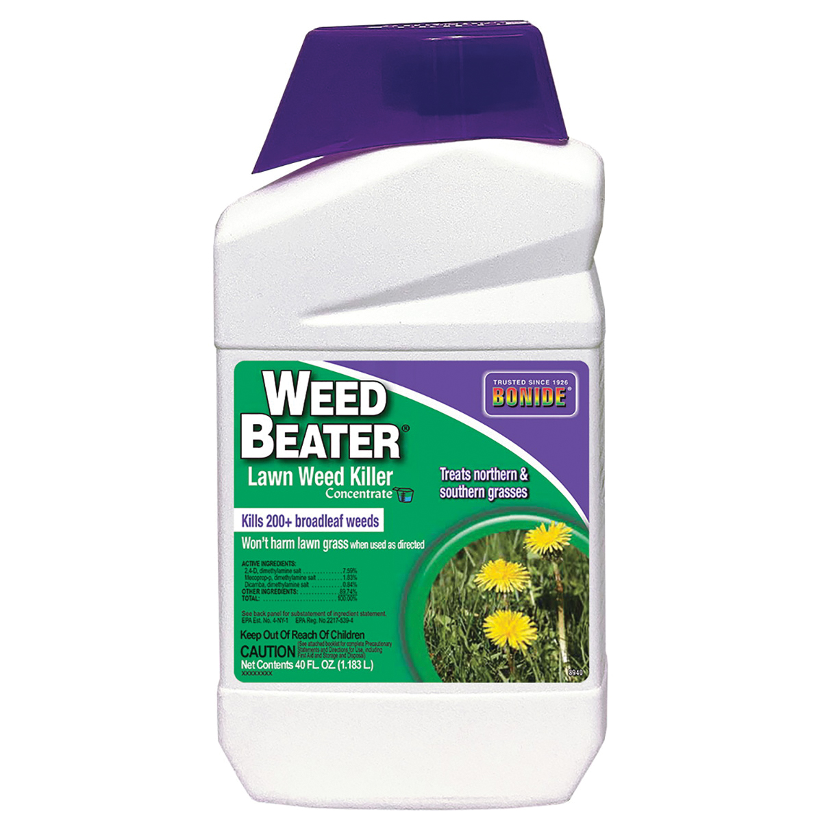 8940 Weed Killer, Liquid, Spray Application, 40 oz Bottle