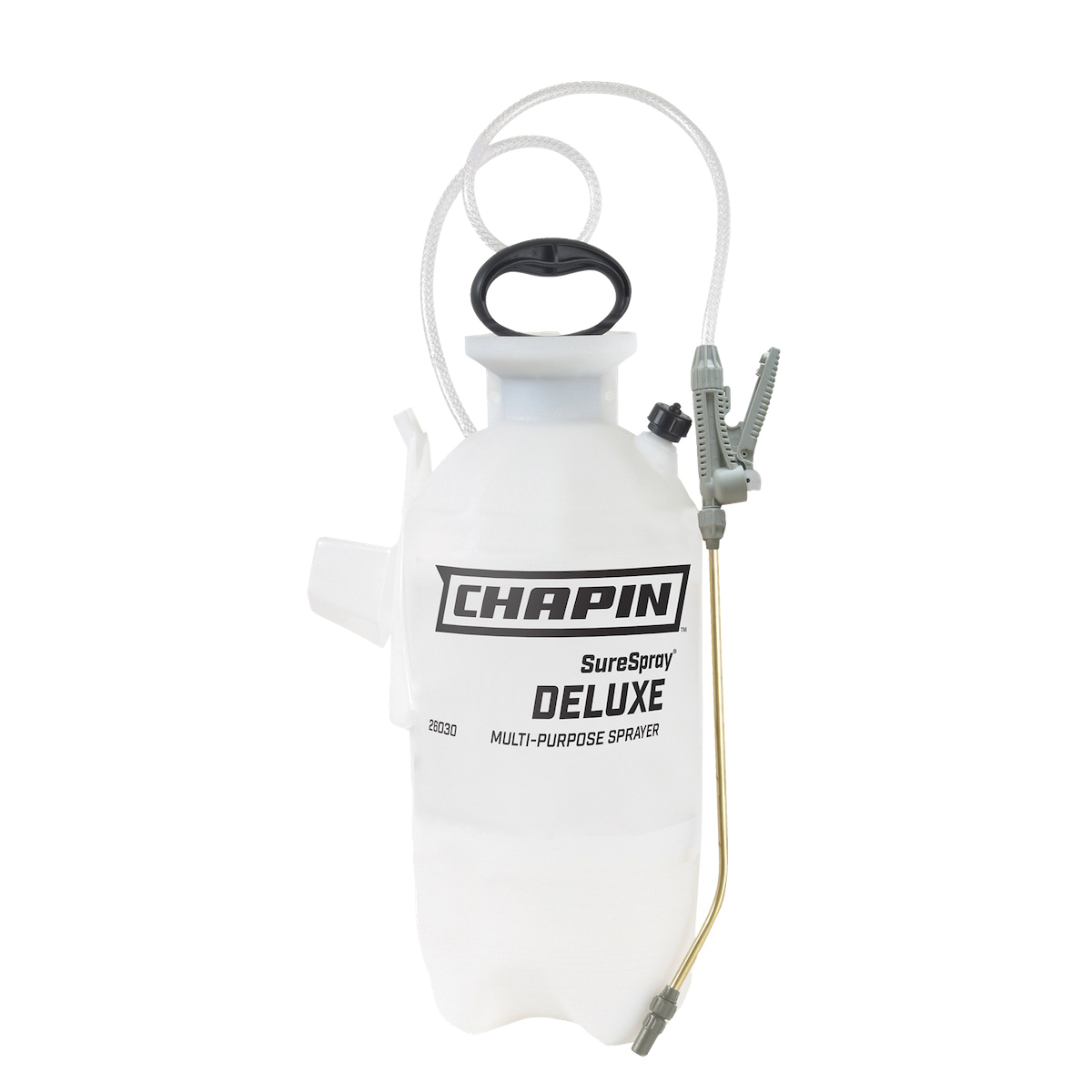 CHAPIN SureSpray 26030 Compression Sprayer, 3 gal Tank, Poly Tank, 34 in L Hose