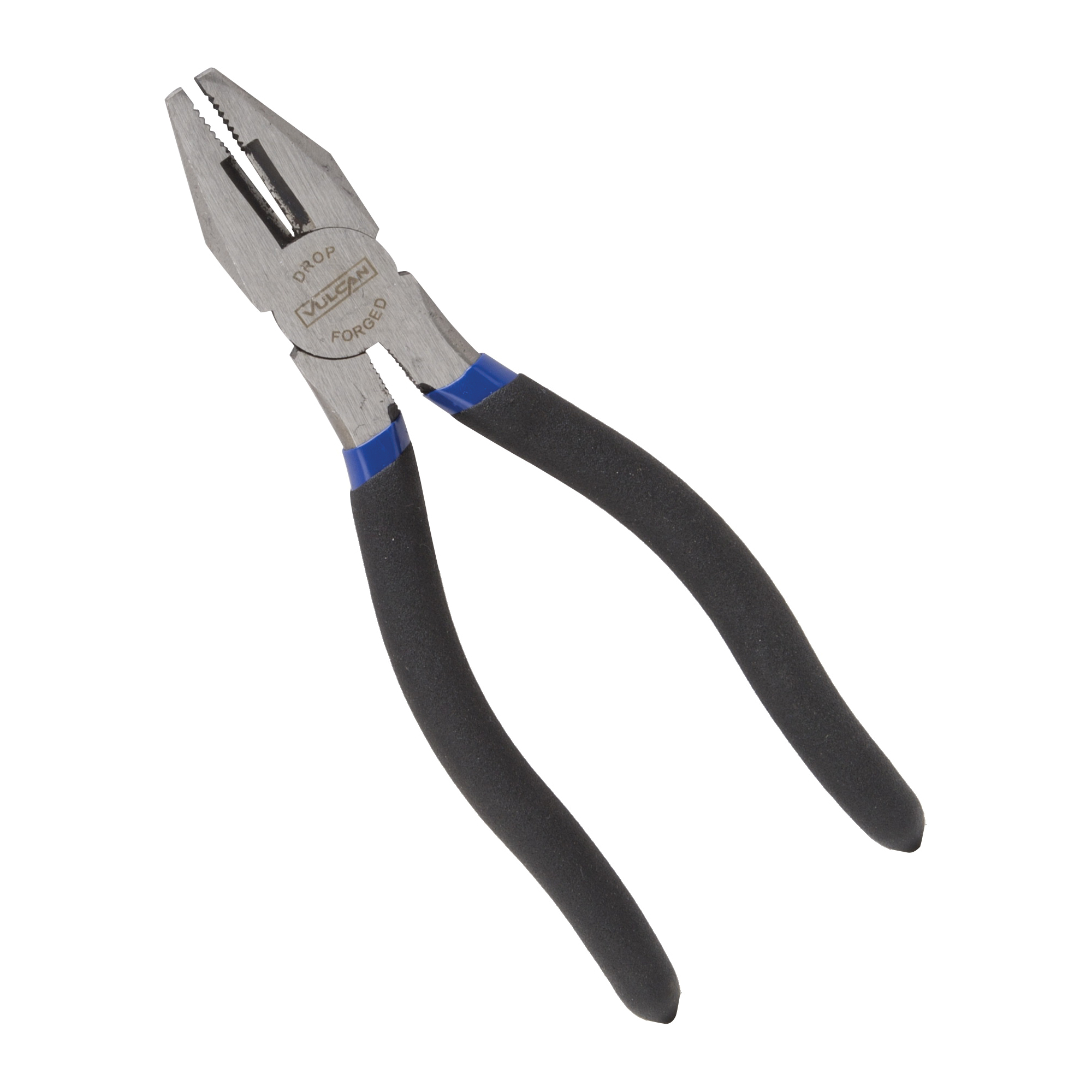 PC918-11 Linesman Pliers, 7 in OAL, 1.2 mm Cutting Capacity, 1-1/4 in Jaw Opening, Black/Blue Handle, 1 in W Jaw
