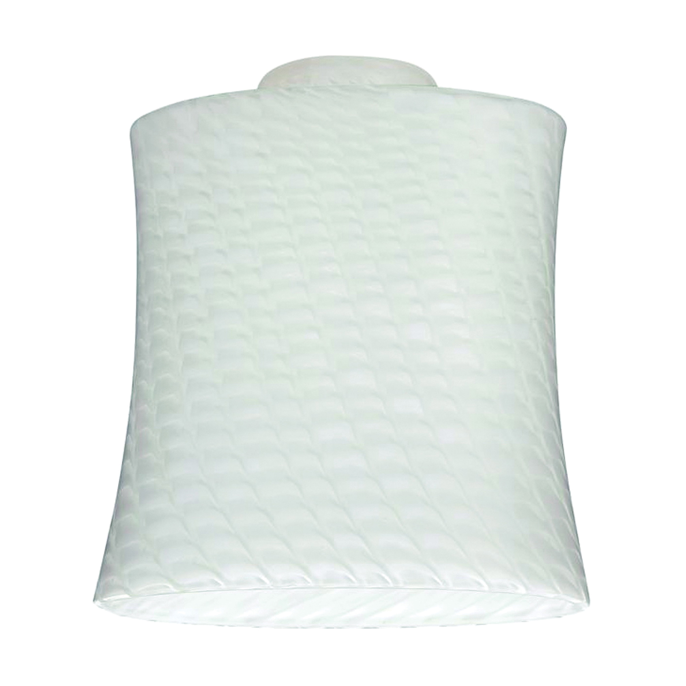 8141200 Light Shade, Slightly Flared, Glass, White
