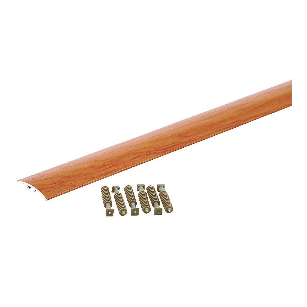 46147 Multi-Floor Transition, 36 in L, 1-1/2 in W, Aluminum, Cherry