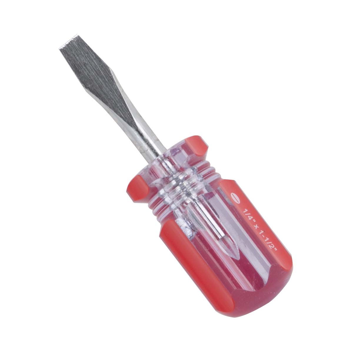 TB-SD03 Screwdriver, 1/4 in Drive, Slotted Drive, 3-1/4 in OAL, 1-1/2 in L Shank, Plastic Handle