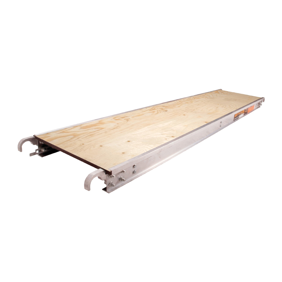 M-MPP719 Scaffold Platform Deck, Aluminum/Plywood, Galvanized, For: Scaffolding Systems