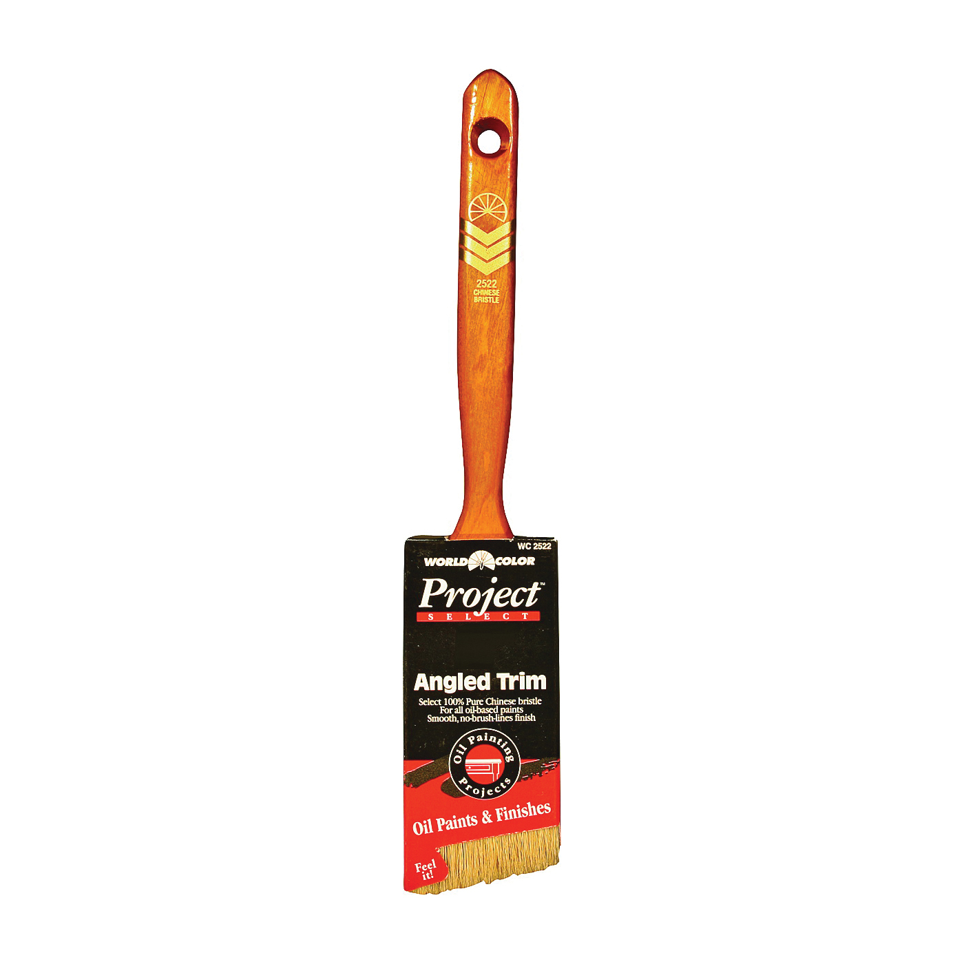 WC2522-2 Paint Brush, 2 in W, 2-1/2 in L Bristle, China Bristle, Sash Handle