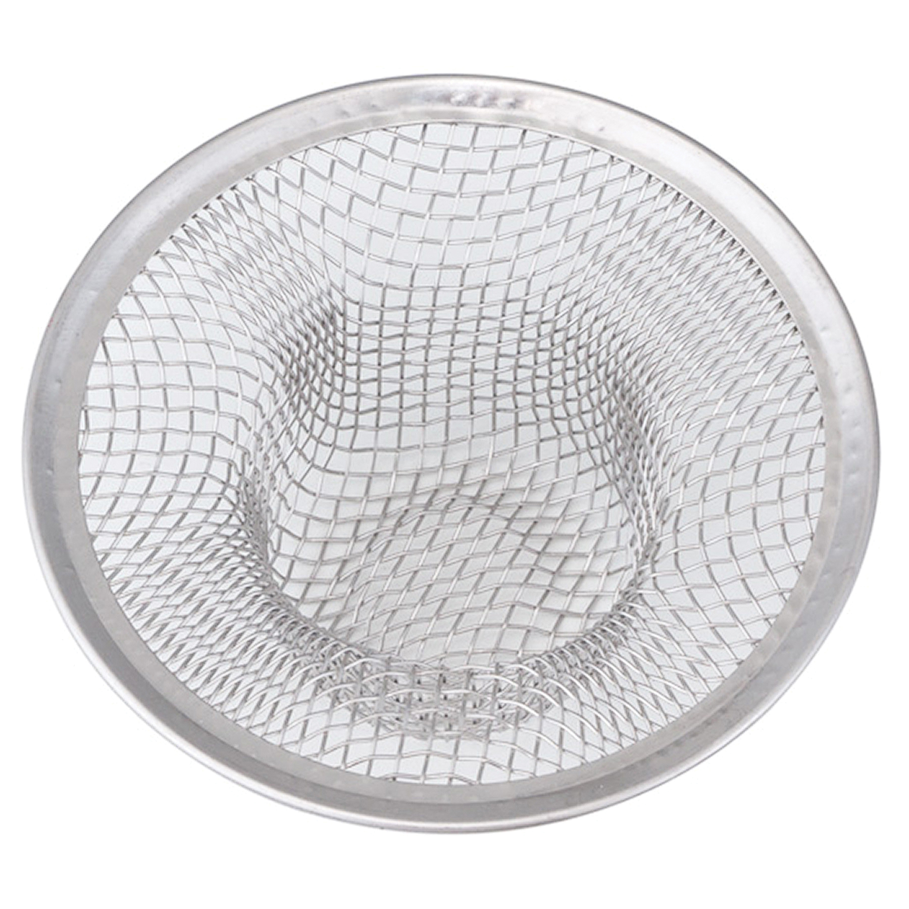 DP60C Bathtub Strainer with Ring, Stainless Steel