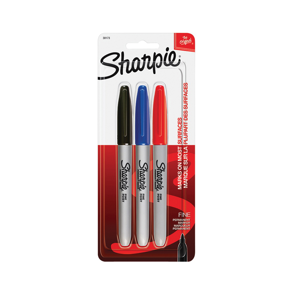 30173 Permanent Marker, Fine Lead/Tip, Assorted Lead/Tip