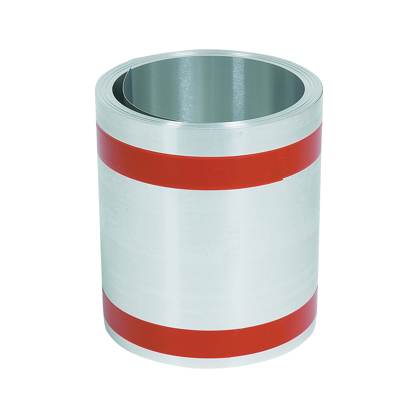 68010 Roll Valley Flashing, 50 ft L, 10 in W, Aluminum, Silver