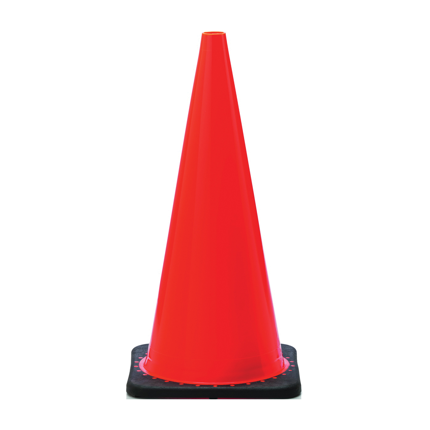 Revolution RS Series RS70025C Traffic Safety Cone, 28 in H Cone, PVC Cone, Fluorescent Orange Cone