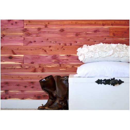 FL60/15N Closet Liner Plank, 3-3/4 in W, Cedar Wood