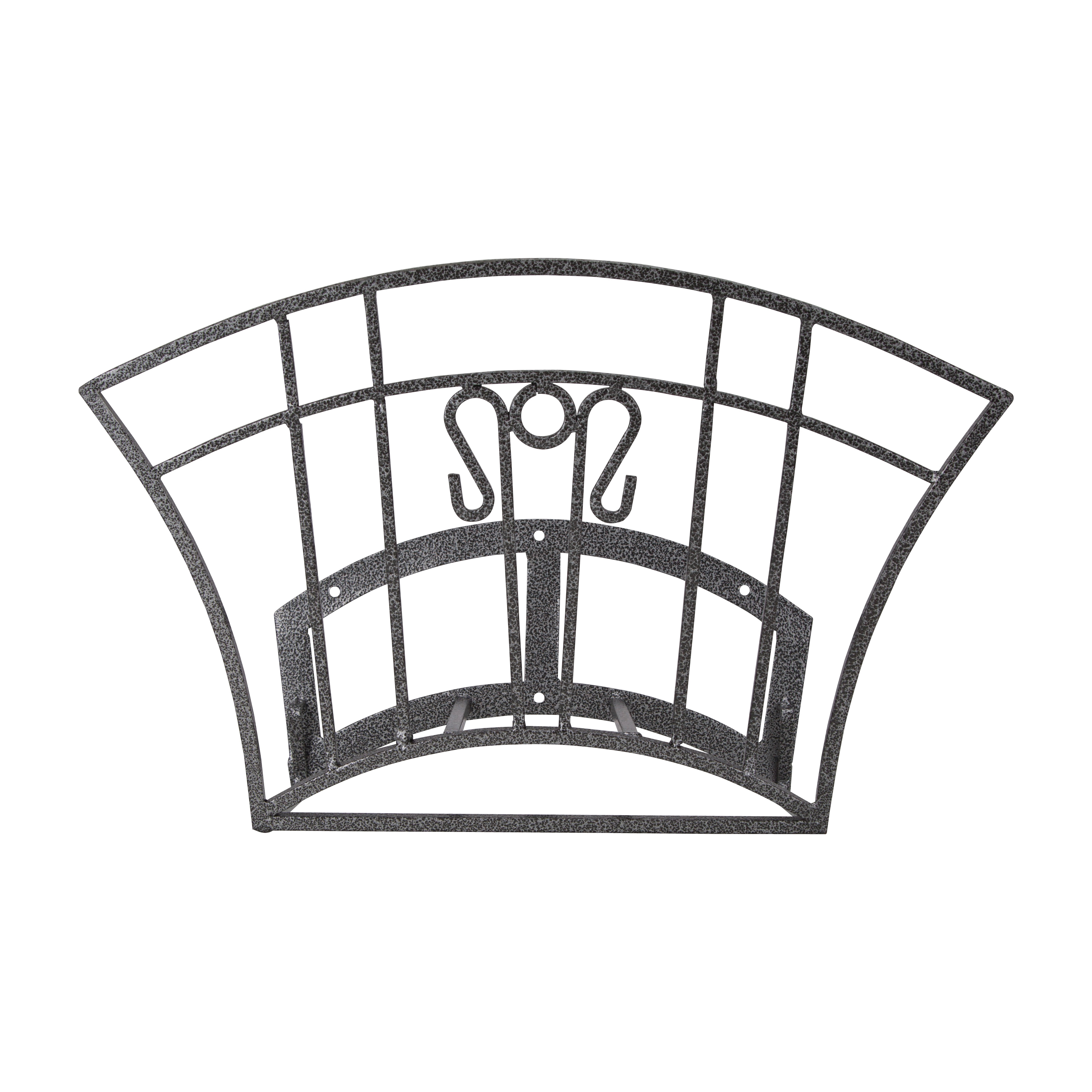 HH003 Decorative Design Hose Hanger, 250 ft, Steel, Hammer Tone Black, Powder-Coated, Wall