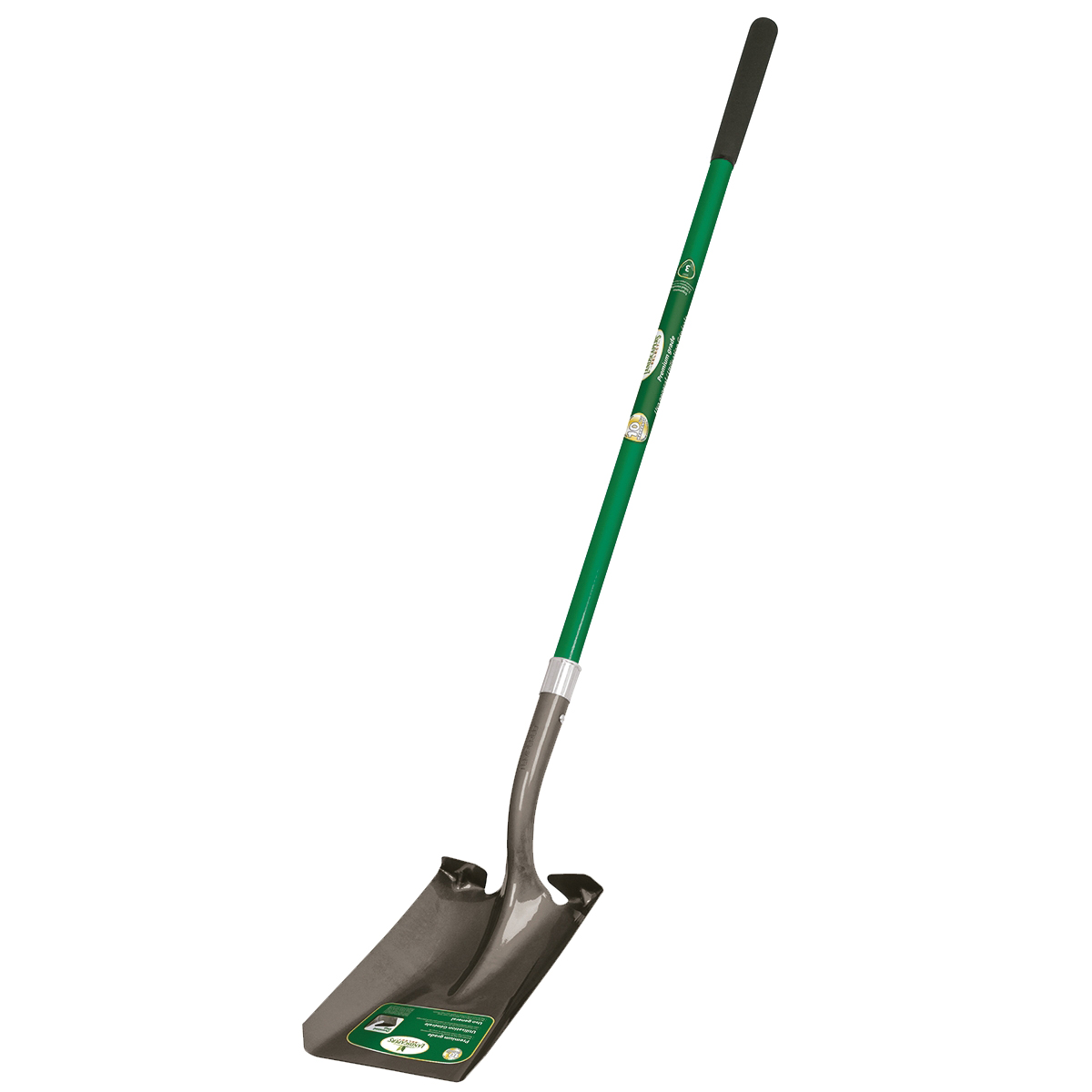 34598 Shovel, Fiberglass Handle, Ergonomic Handle, 47 in L Handle