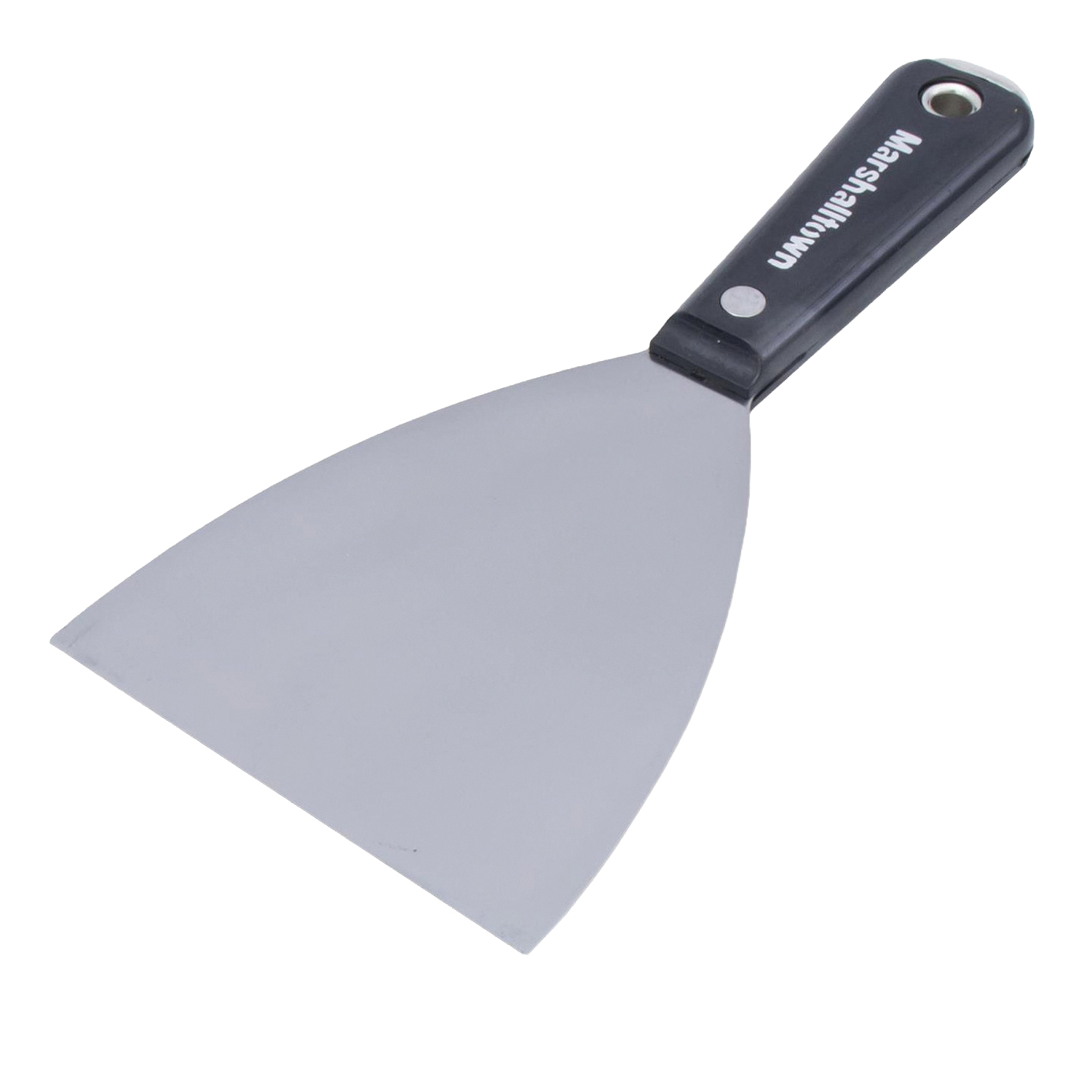 M5743 Flex Scraper, 4 in W Blade, HCS Blade, Flexible Blade, Plastic Handle
