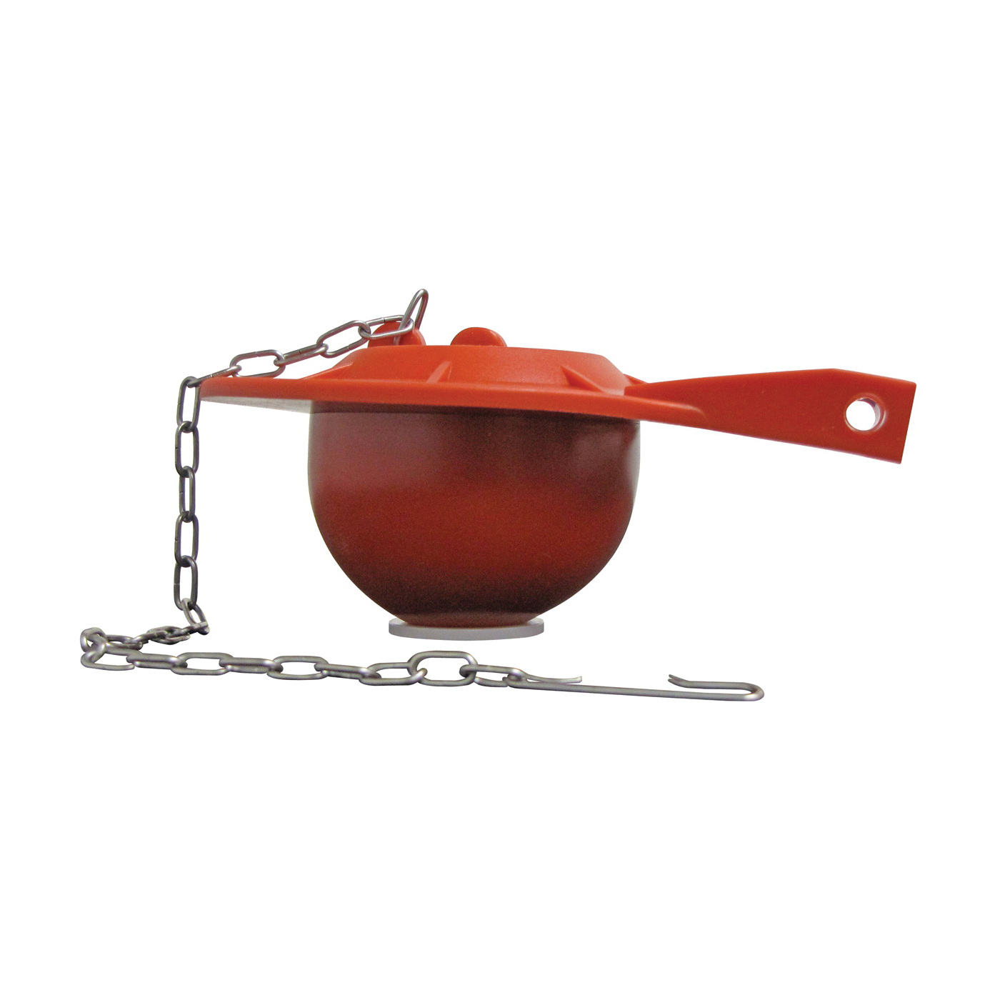 K833-3 Toilet Tank Flapper, Rubber/Vinyl, Red, For: 3 in Flush Valves