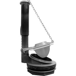 K835-10 Flush Valve Assembly, 3 in, Plastic, For: American Standard, Kohler, Eljer 2-Piece Toilets