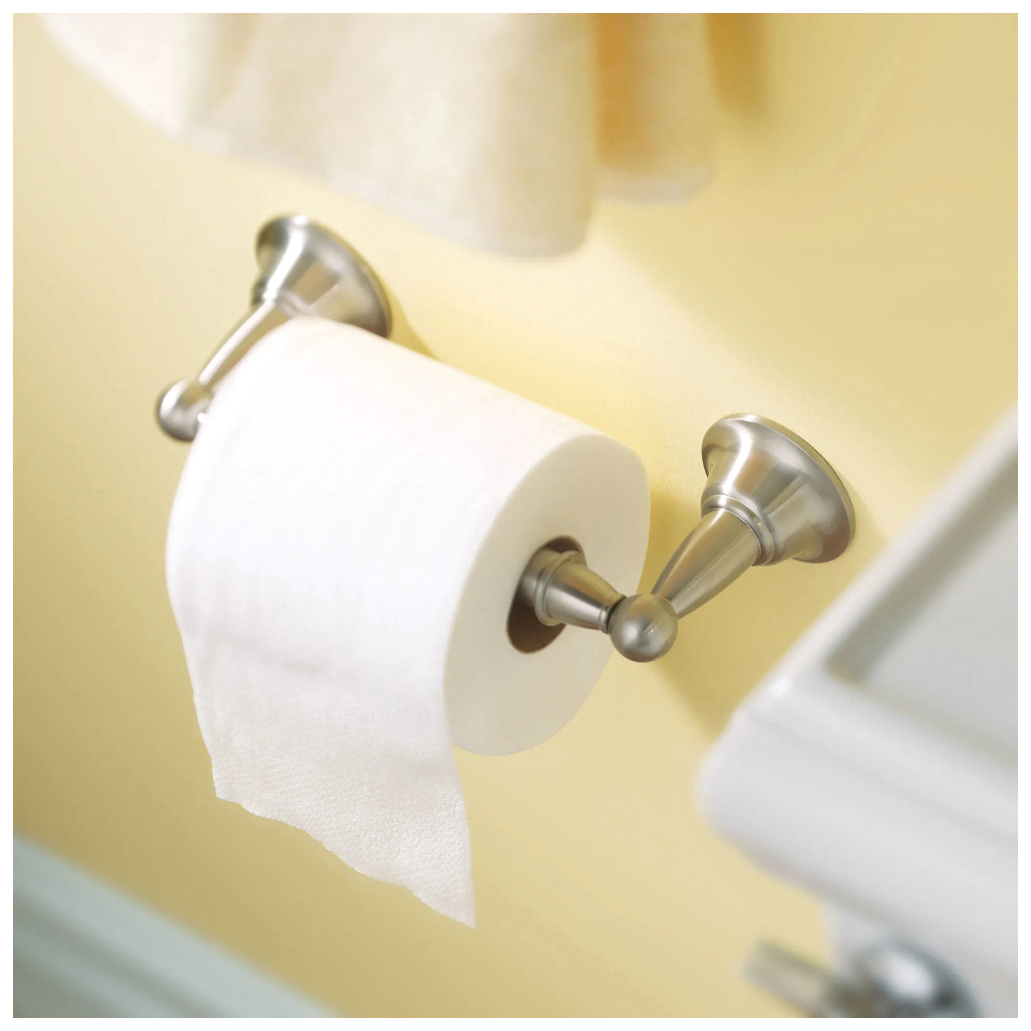 Moen Sage Series DN6808BN Toilet Paper Holder, Zinc, Brushed Nickel - 3