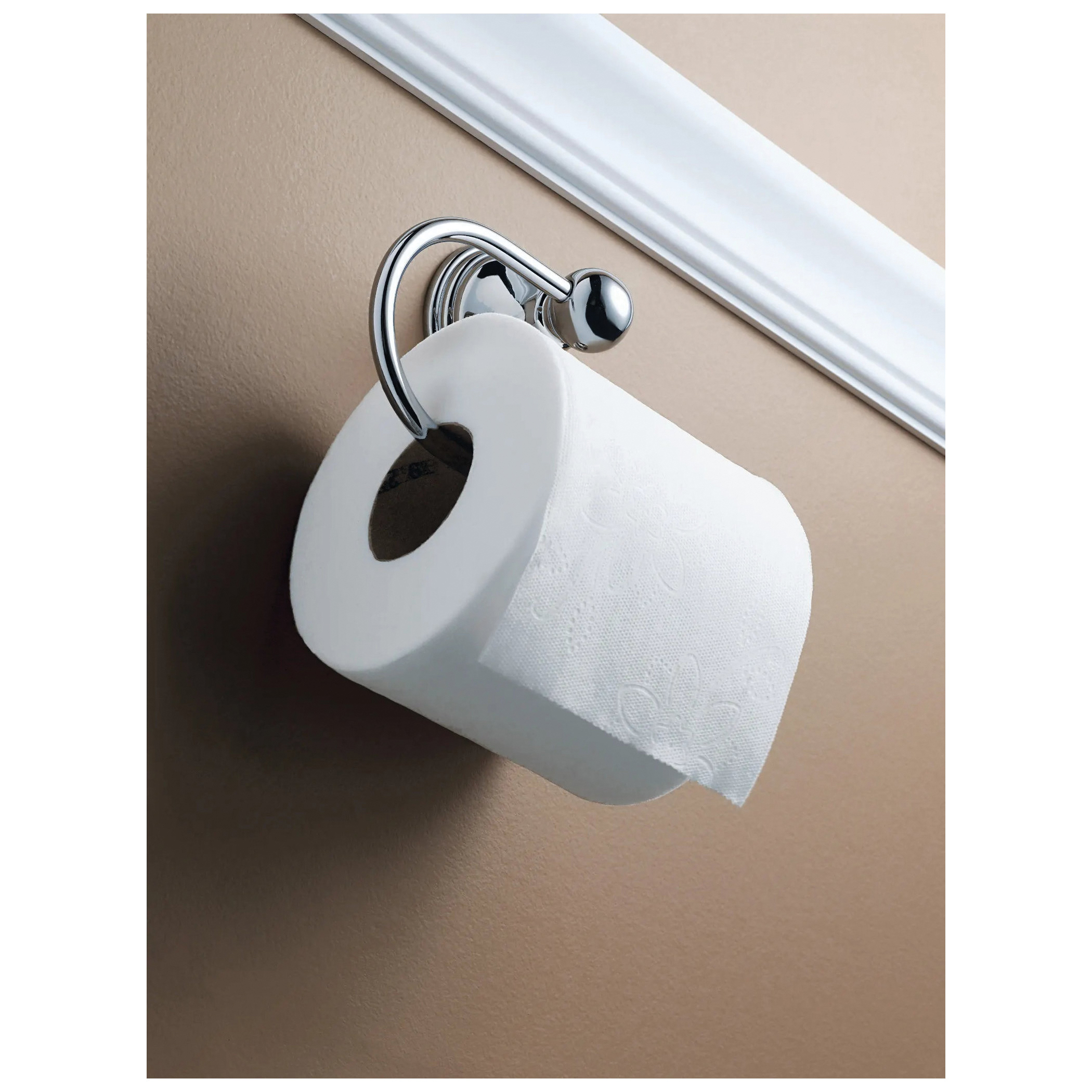 Moen Preston Series DN8408CH Toilet Paper Holder, Zinc, Polished Chrome - 2