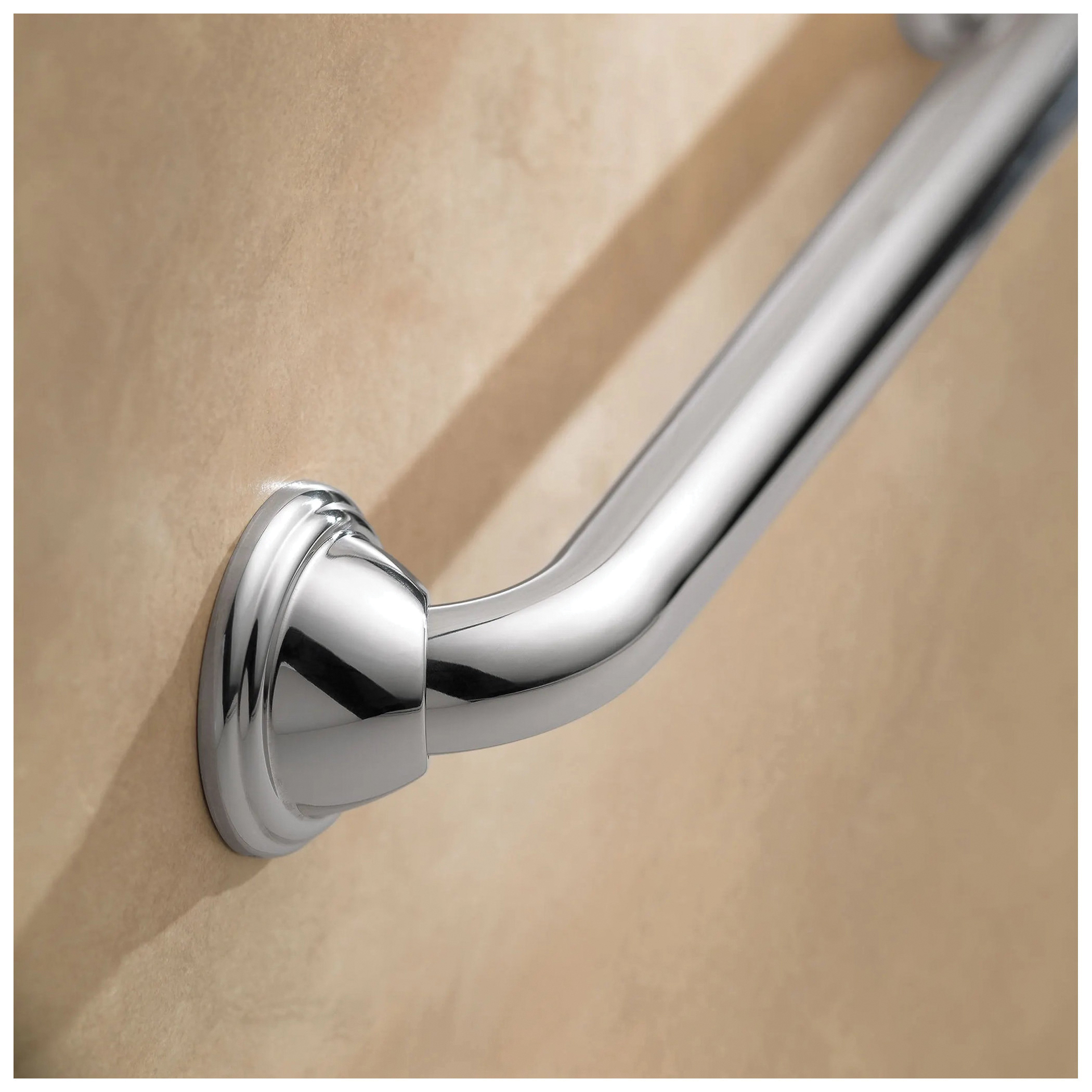 Moen Home Care Series LR8716D2CH Grab Bar, 16 in L Bar, 500 lb, Stainless Steel, Chrome-Plated, Screw - 2