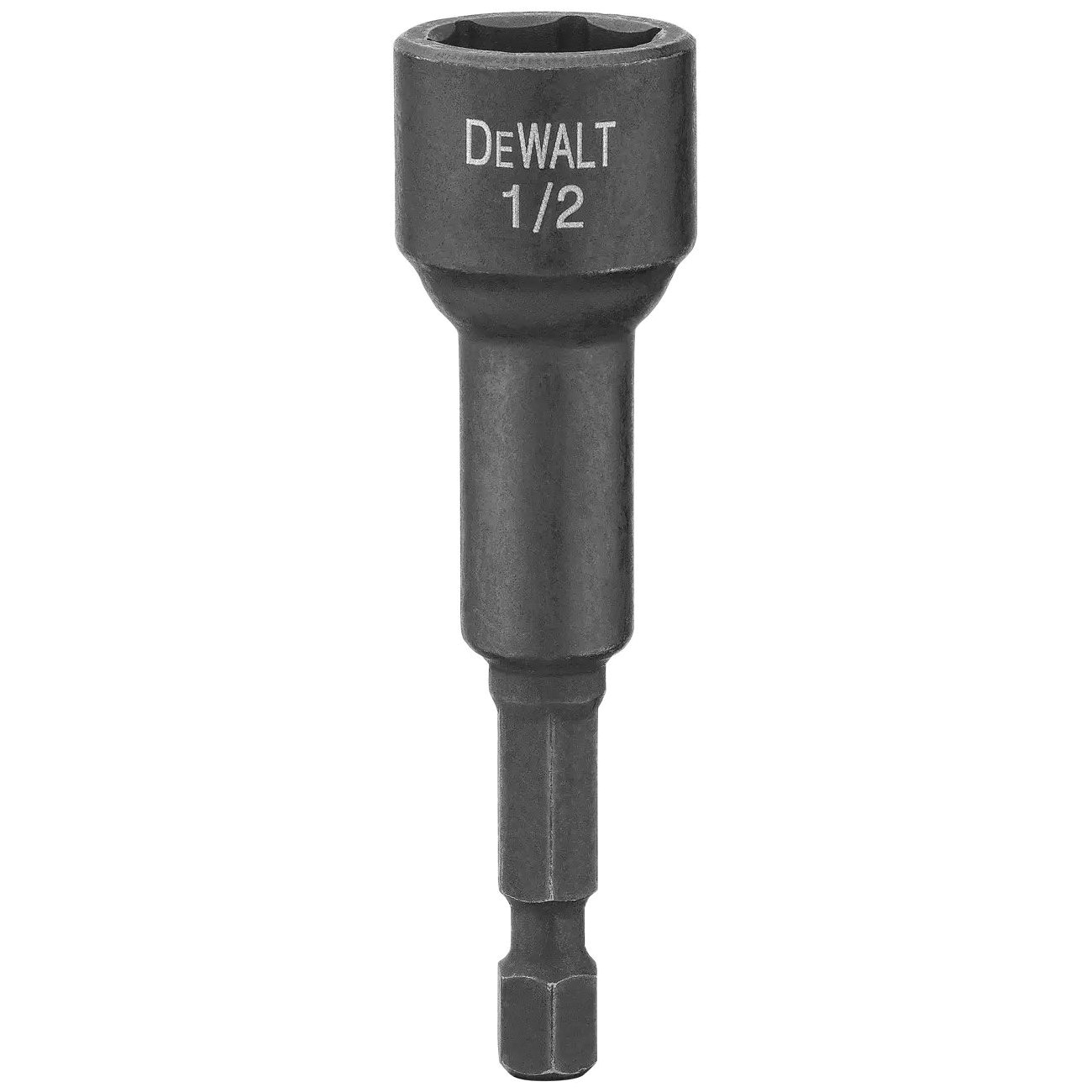 IMPACT READY DW2234IR Magnetic Nut Driver, 1/2 in Drive, 2-9/16 in L, 1/4 in L Shank, Hex Shank