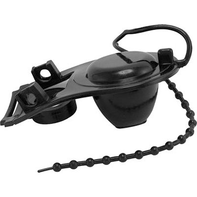 PP835-3 Toilet Flapper, Specifications: 2 in Valve Open, Vinyl, Black
