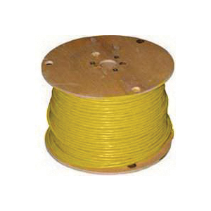 NM-B Building Wire, 12 AWG 3-Conductor Solid Copper Wire With Ground, Sheathed Cable, PVC Insulation, Yellow, Sold by the Foot - 1