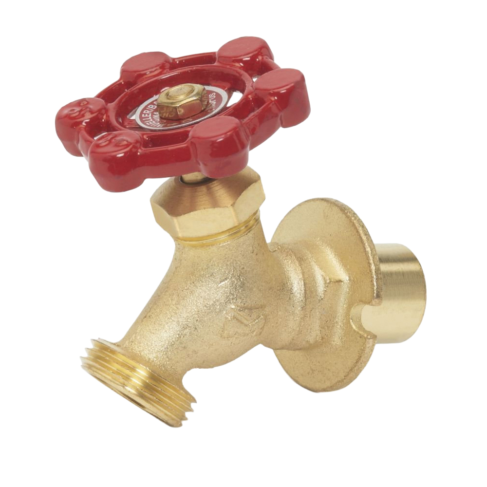 ProLine Series 108-503HC Sillcock Valve, 1/2 x 3/4 in Connection, Sweat x MHT, 125 psi Pressure, Brass Body