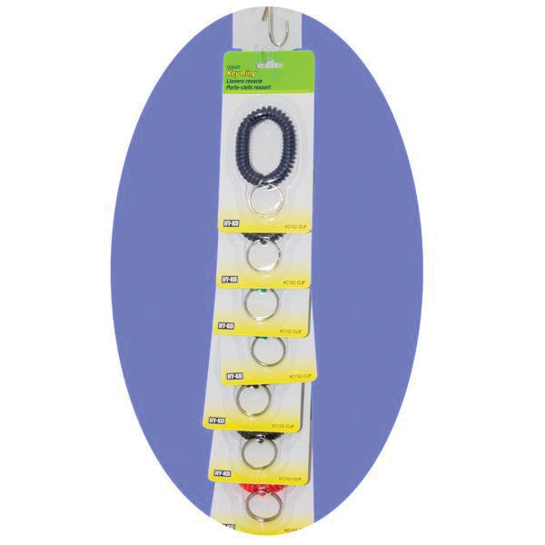 KC152-CLIP Key Ring, Split Ring, 1 in Ring