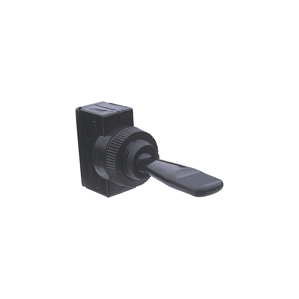 40110 Toggle Switch, 20 A, 12 VDC, Blade Terminal, Black