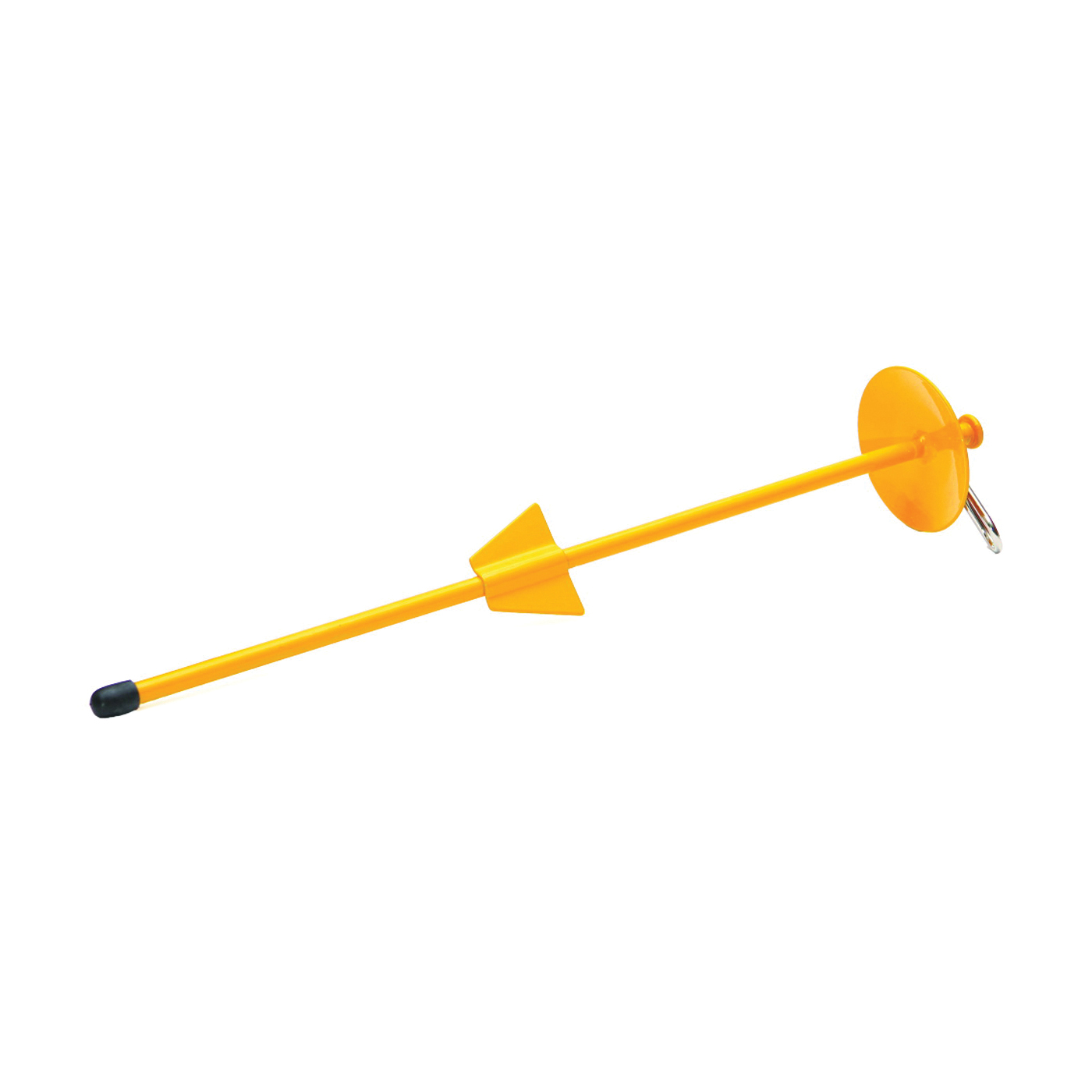 Boss Pet Dome A01310 Tie-Out Stake, 21 in L Belt/Cable, Steel, Yellow