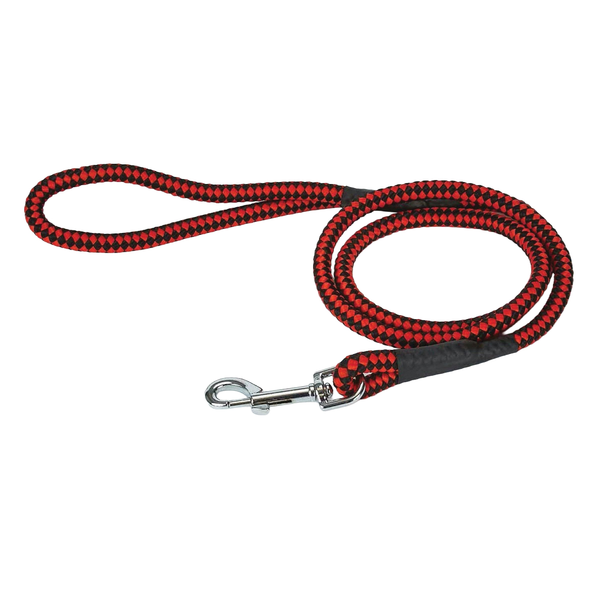 Boss Pet PDQ 11332 Braided Lead, 48 in L, Nylon Line, Green/Red/Yellow