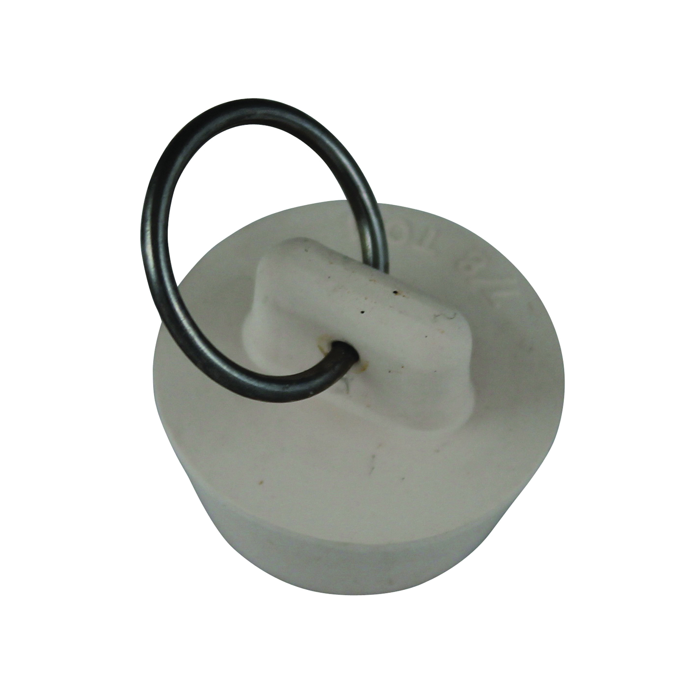 Duo Fit Series PP820-5 Drain Stopper, Rubber, White, For: 7/8 to 1 In-Sink